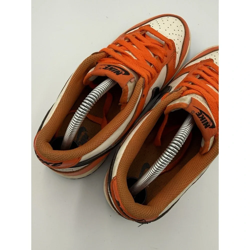Nike Dunk Low GS Halloween 2022 Sneakers Youth Size 7Y Orange White DH9765-003